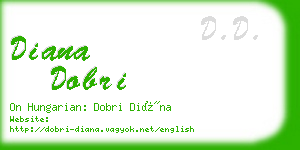 diana dobri business card